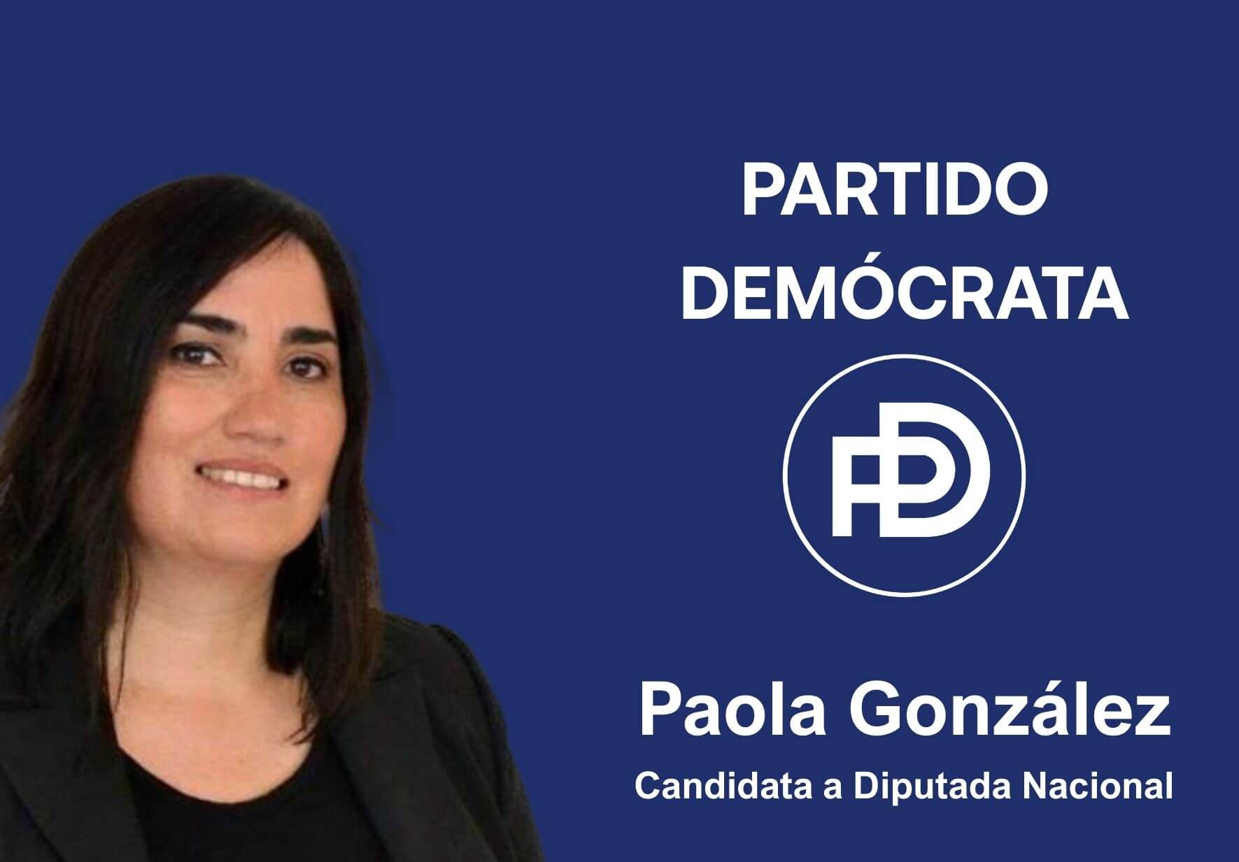 Paola González Candidata Partido Demócrata Diputada Nacional 2025